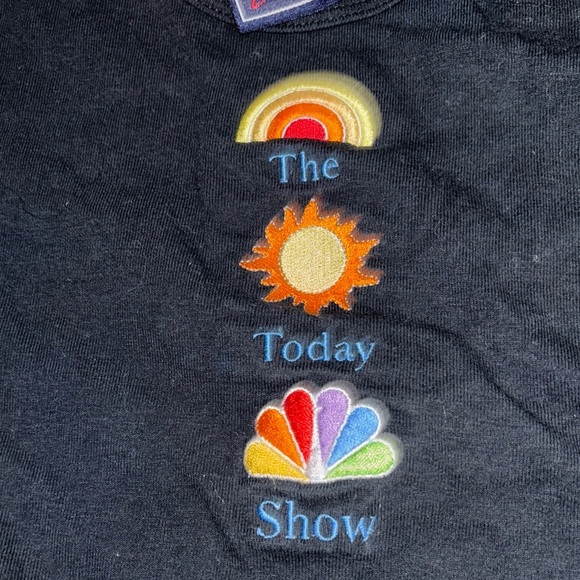 VTG Black NBC The Today Show T-Shirt - Picture 4 of 8